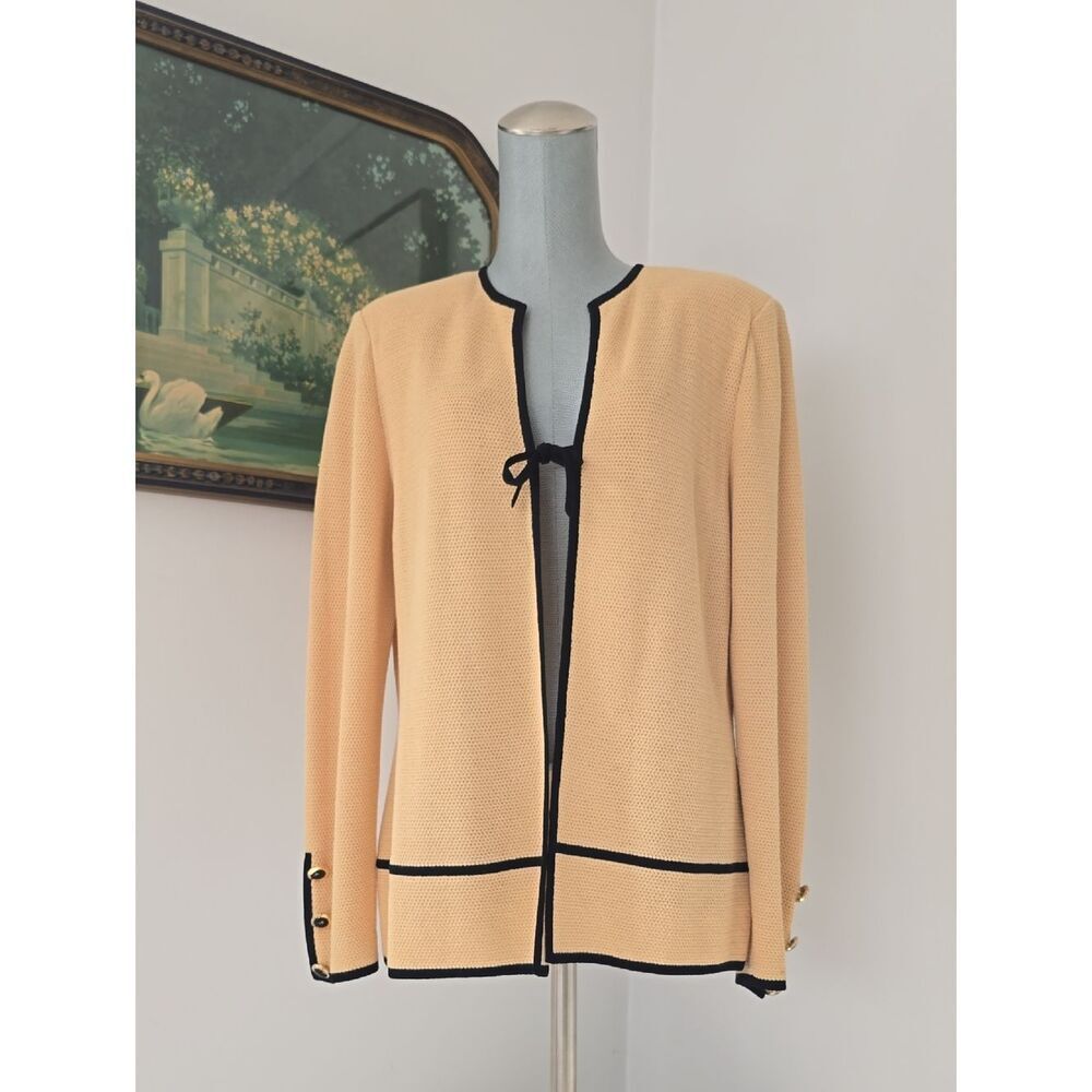 ST. JOHN | Pale Yellow Cardigan
